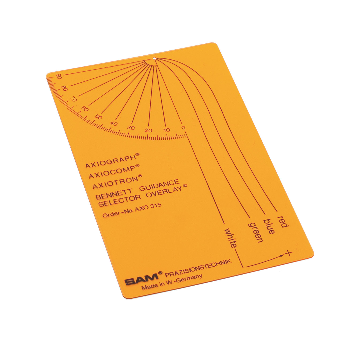 Bennett Einsatz Overlay mit Winkelmesser
