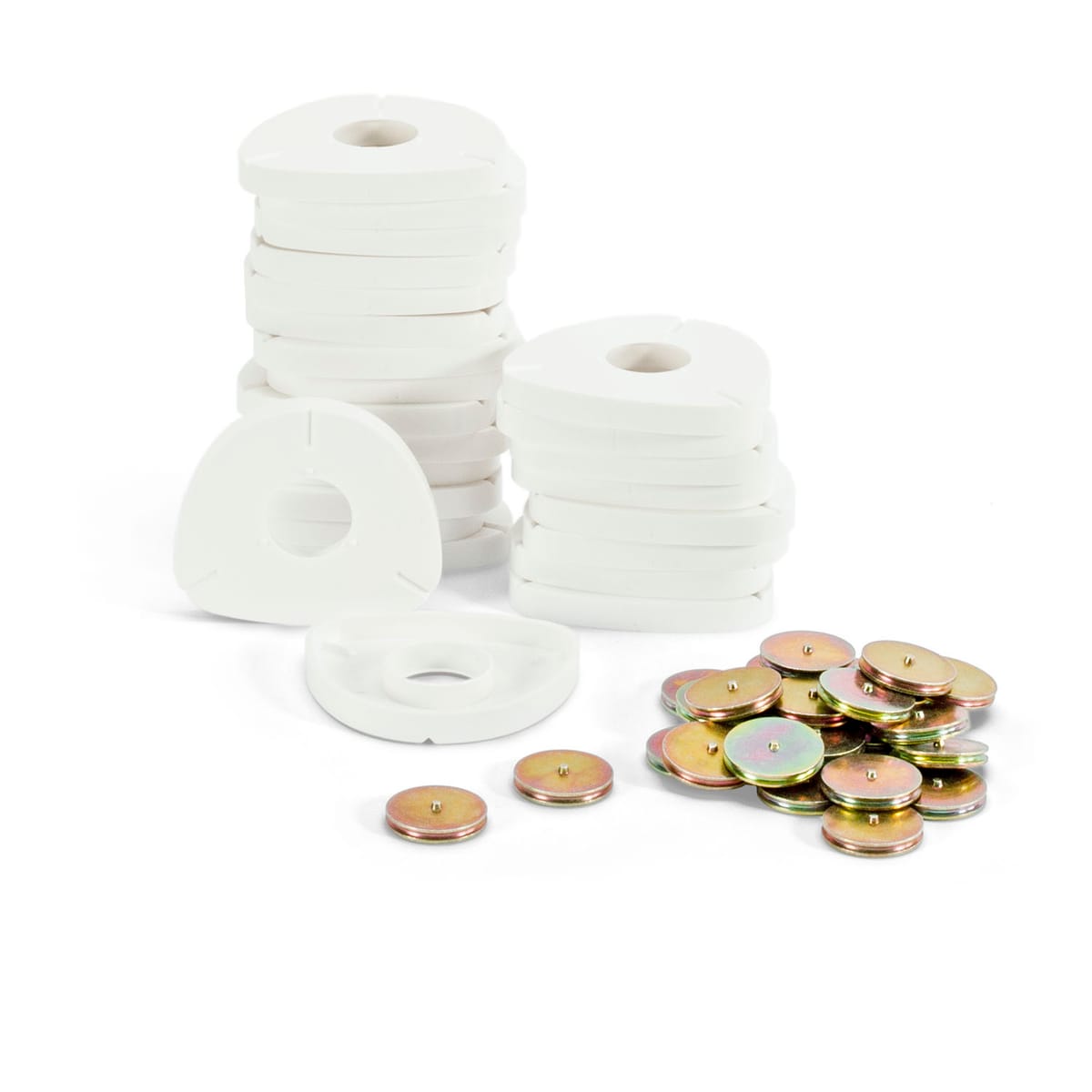 DISPOSPLIT Schnellsockelplatten, weiß (25 Stk.) – SAM