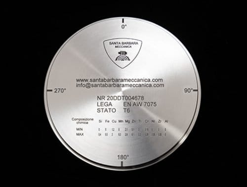 PMMA MONOLAYER DISK – Santa Barbara SRL, Ronden