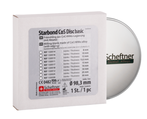 Starbond CoS Disc basic – S&S Scheftner, Metal (CoCr, Titanium)