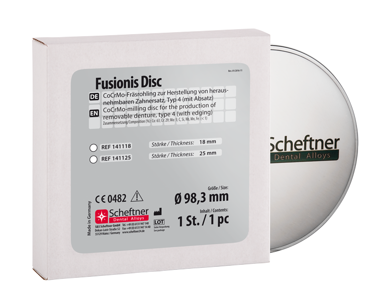 Fusionis Disc – S&S Scheftner, Metal (CoCr, Titanium)