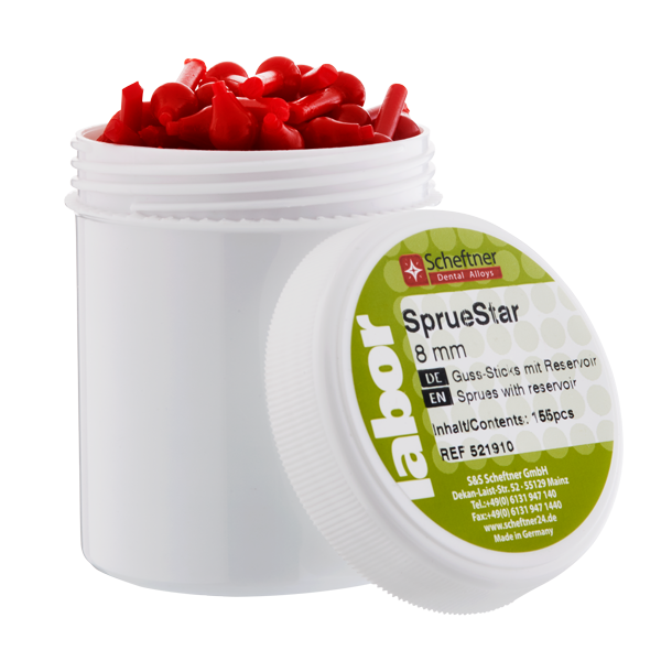 SprueStar XL (für NEM) – S&S Scheftner, Gusswachse und Gusskanäle