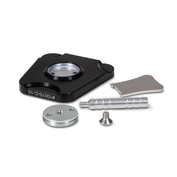 Splitex¹ compat. Base plate - Artex¹ Carbon - without magnet – Baumann Dental, Articulators & Facebows