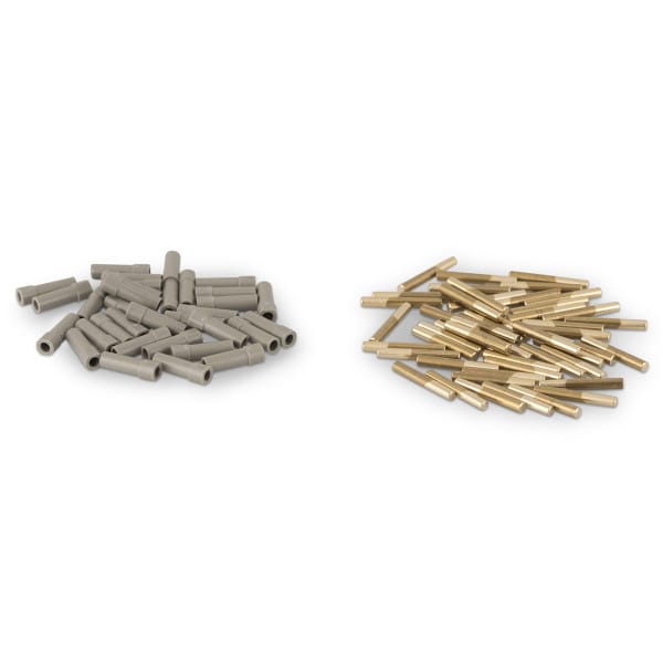 Xpress pin system - set - pins incl. sleeves - open - 1,000 pcs. 1460 0192 – Baumann Dental, Pins und Modellsysteme
