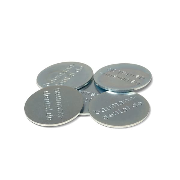 Adesso Split retention discs - galvanised finish - 100 pcs. 1330 0076