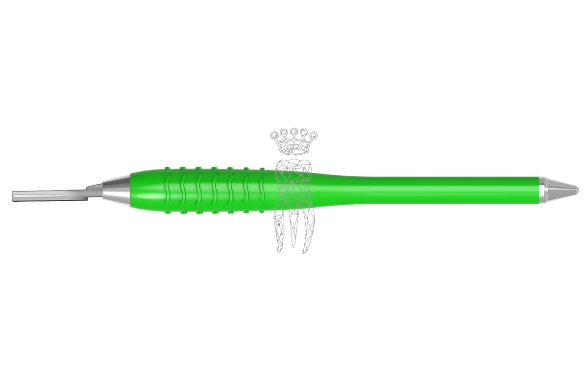 Skalpellklingenhalter für Klingen 10,11, 12,12D,15,15C - Colori-Silicon – Carl Martin, Skalpelle und Zubehör