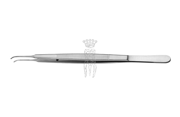 MIKRO-Pinzette 0.8 mm gebogen