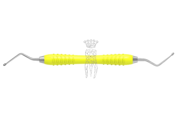 Scharfer Löffel Hemingway oval 2.0/3.0mm Colori-Silicon