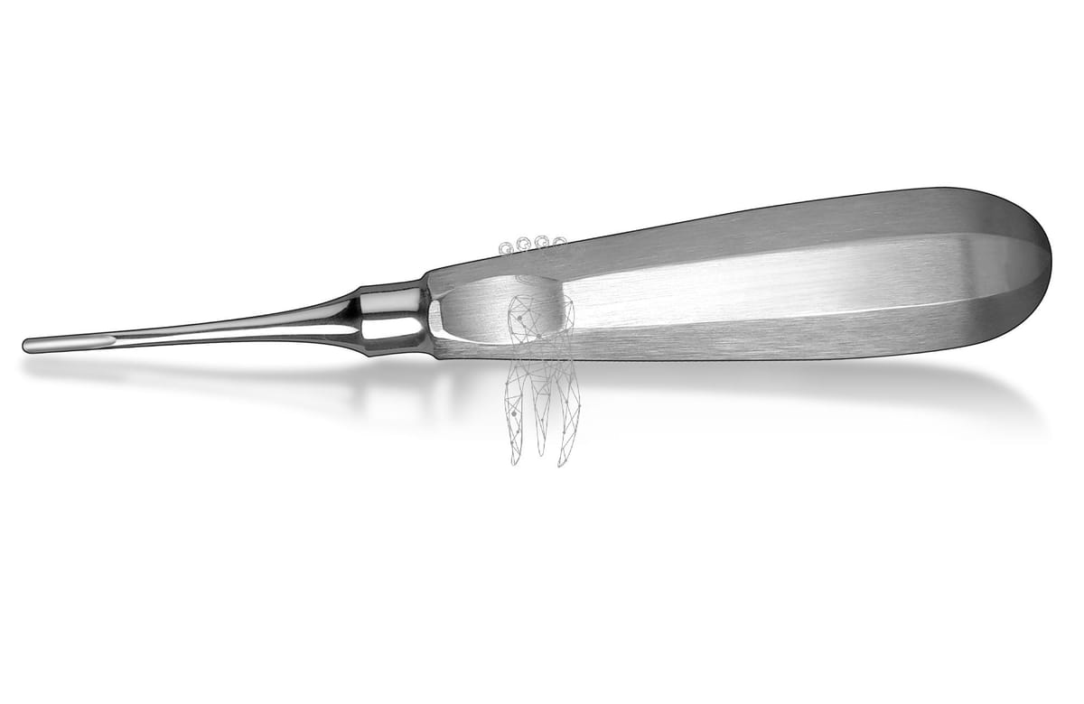 Luxationsinsinstrument gerade 2.5mm – Carl Martin, Wurzelheber