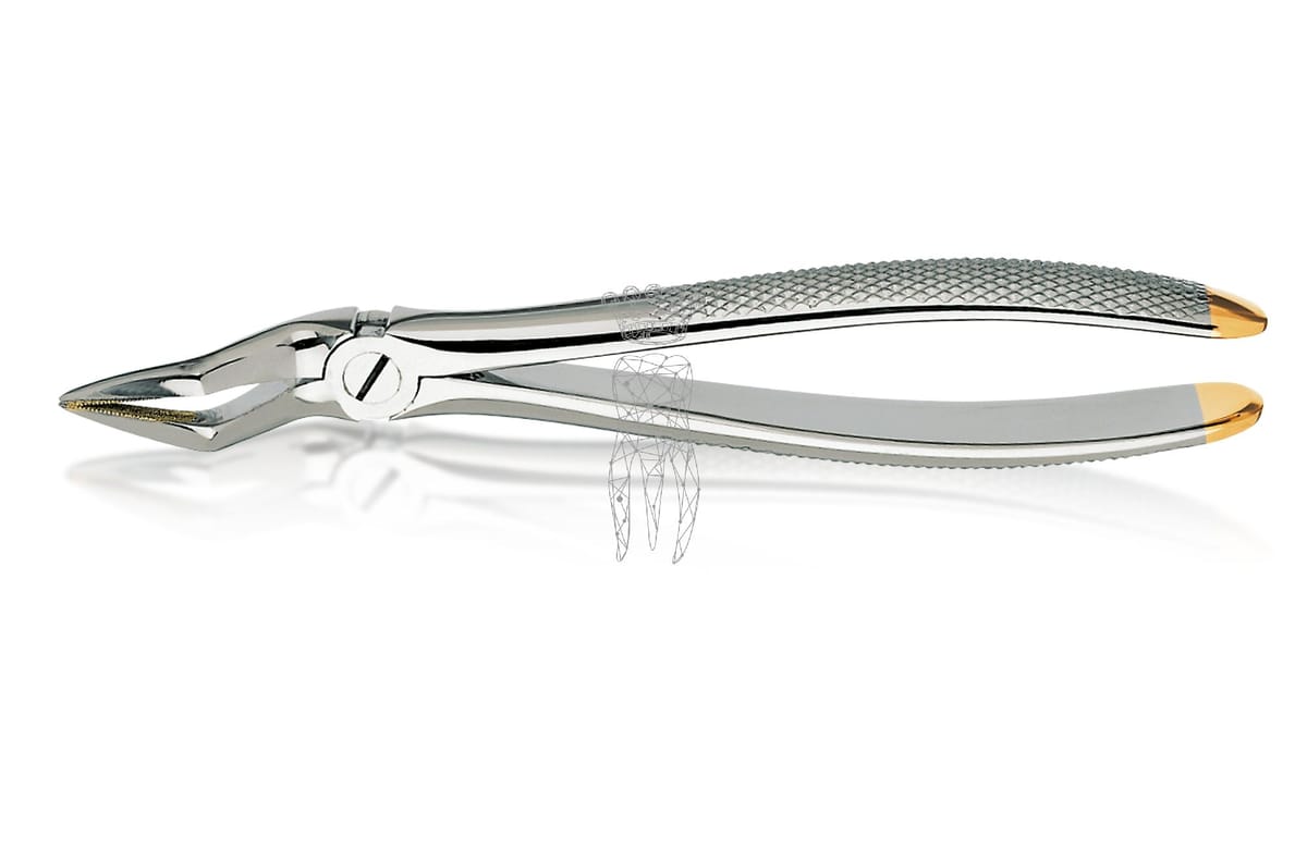 Zahnzange - diamantiert OK Wurzeln – Carl Martin, Diamond-Coated Extraction Forceps