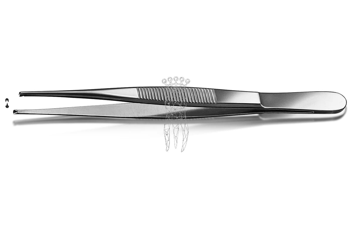 Pinzette chirurgisch 14.5cm – Carl Martin