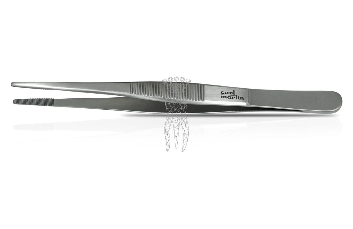 Pinzette anatomisch 13cm – Carl Martin, Tweezers
