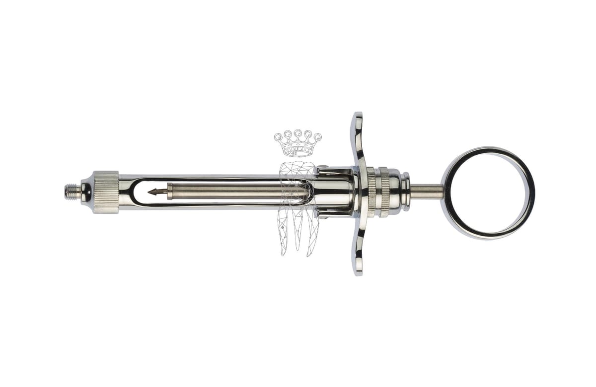 Zylinderampullenspritze 2.2ml metrisches Gewinde - mit Selbstaspiration – Carl Martin