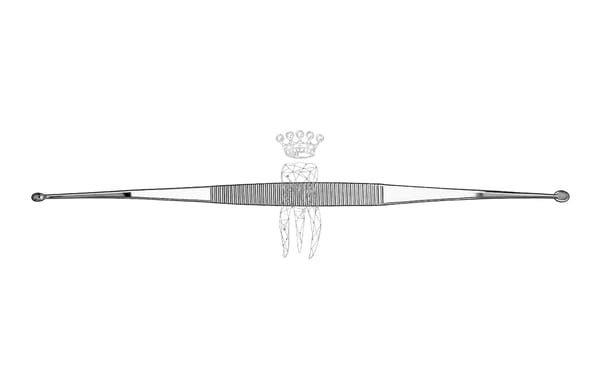 Scharfer Löffel abgewinkelt oval: 2.5/3.5mm - 3.0/4.5mm