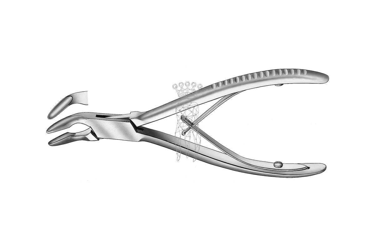 Hohlmeisselzange Blumenthal 45° – Carl Martin