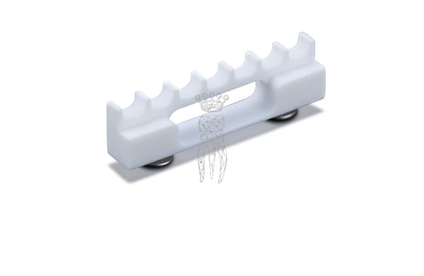 PTFE Block 8cm 7 Instrumente incl. 2 Schrauben