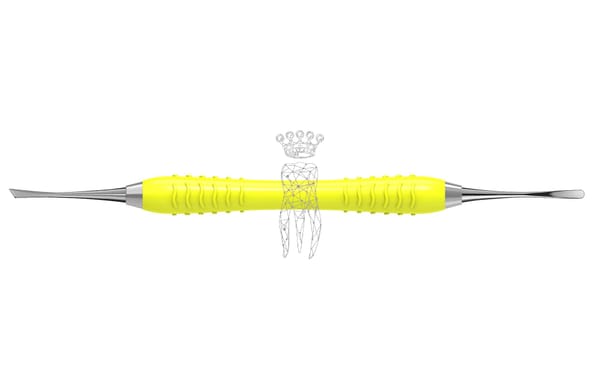 Raspatorium MINI-GLICKMAN Colori-Silicon Klinge 3.0mm / Raspa: 3.0mm