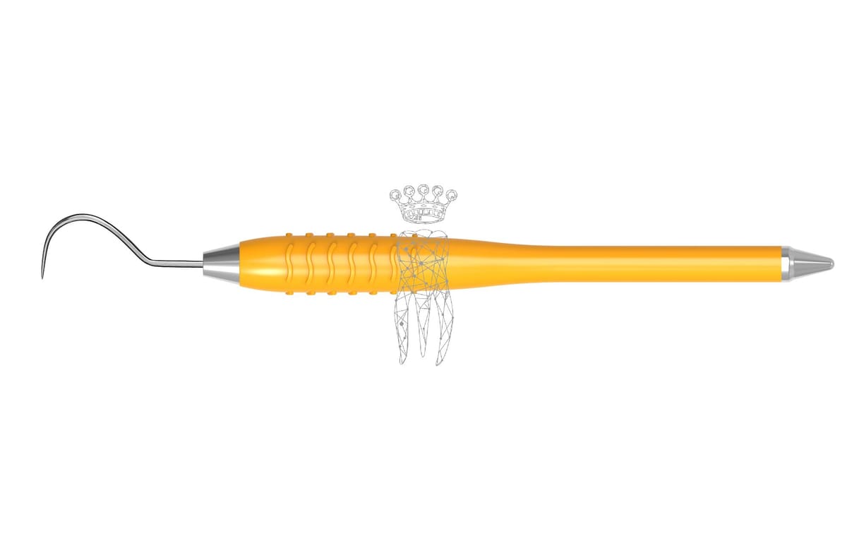 Zahnsonde einendig Kuhhorn Fig. 23 Colori-Silicon – Carl Martin, Explorers