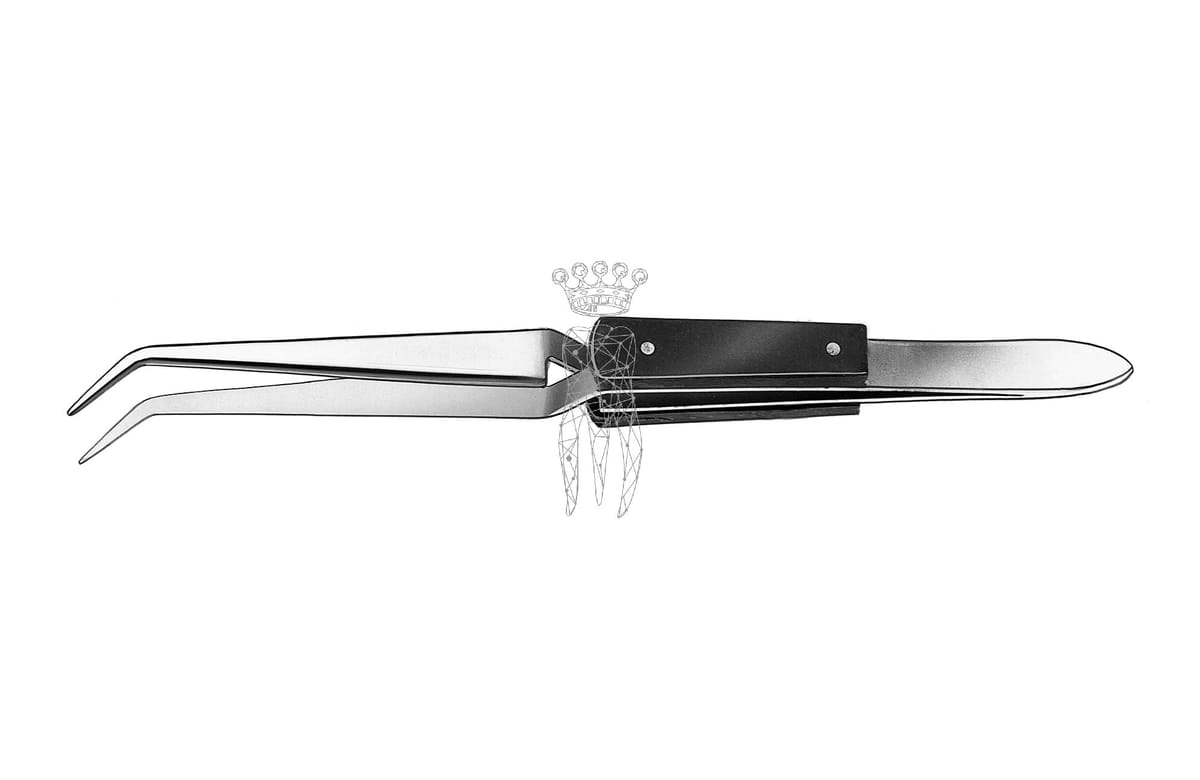 Lötpinzette gebogen RS – Carl Martin, Laboratory Pliers