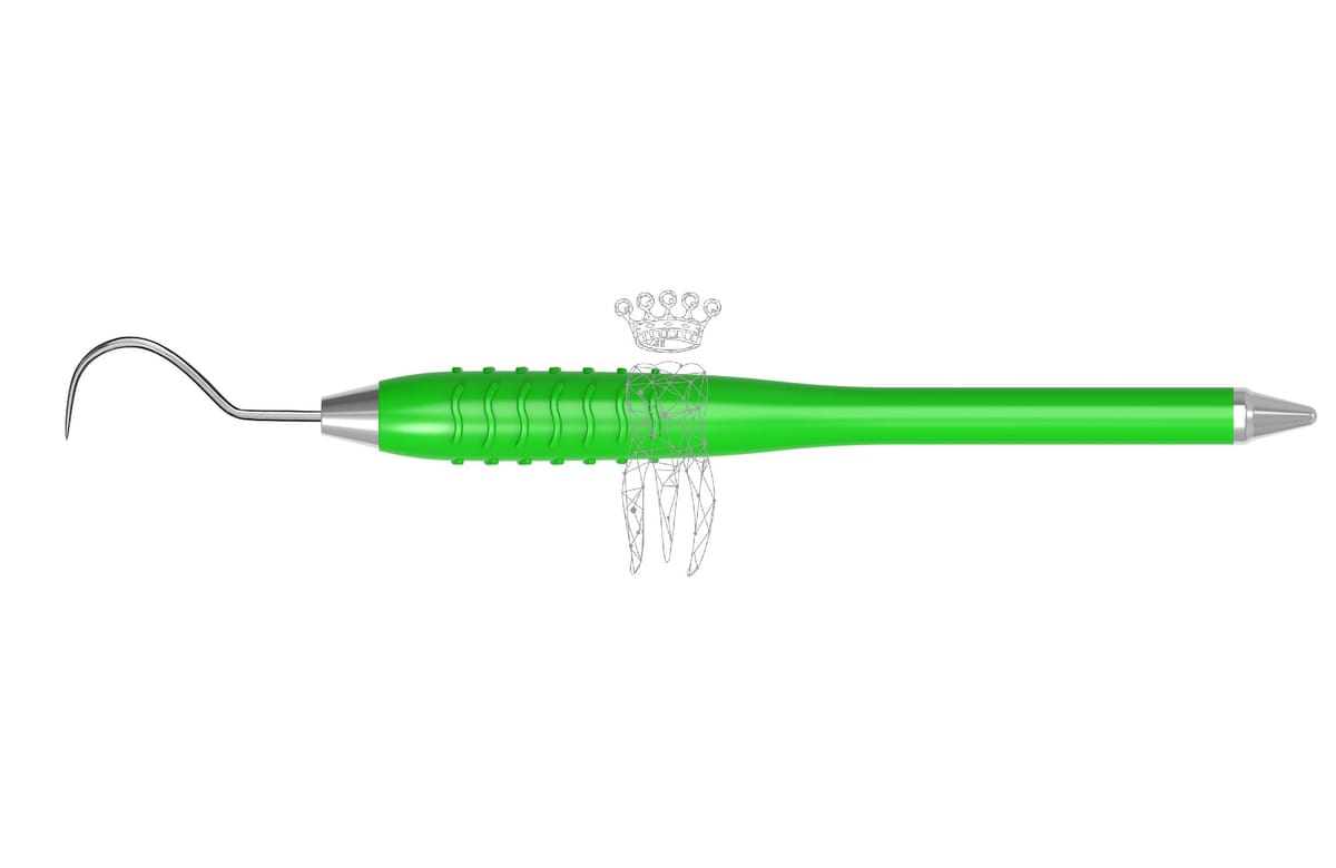 Zahnsonde einendig Kuhhorn Fig. 23 Colori-Silicon – Carl Martin, Explorers