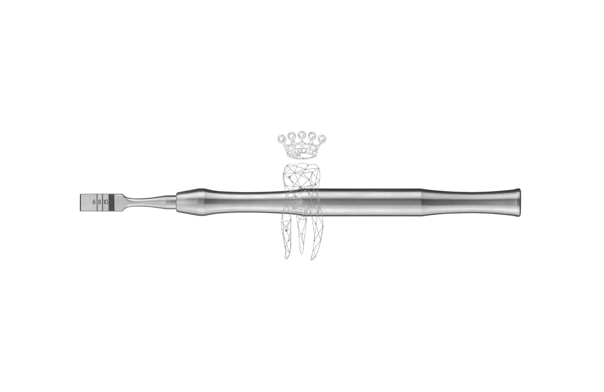 OSTEOTOM gerade Knochenmeißel 6.0mm – Carl Martin