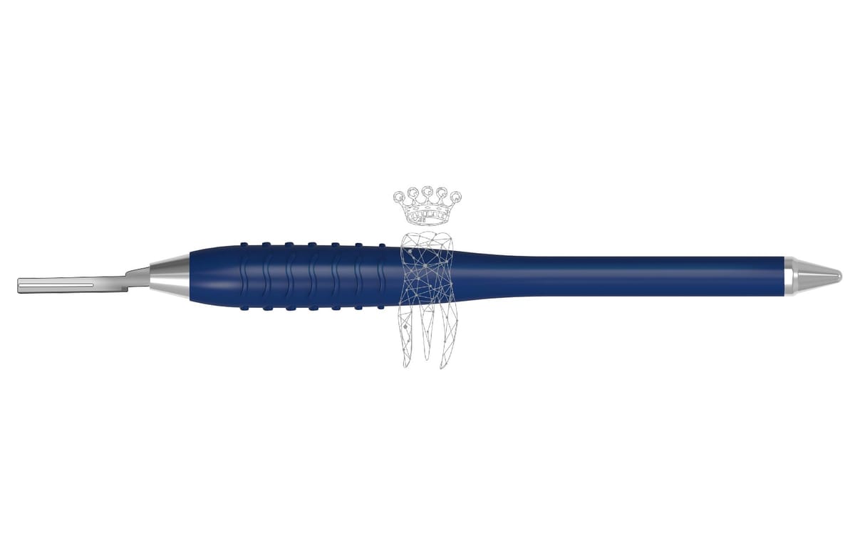 Skalpellklingenhalter für Klingen 10,11, 12,12D,15,15C - Colori-Silicon – Carl Martin, Skalpelle und Zubehör
