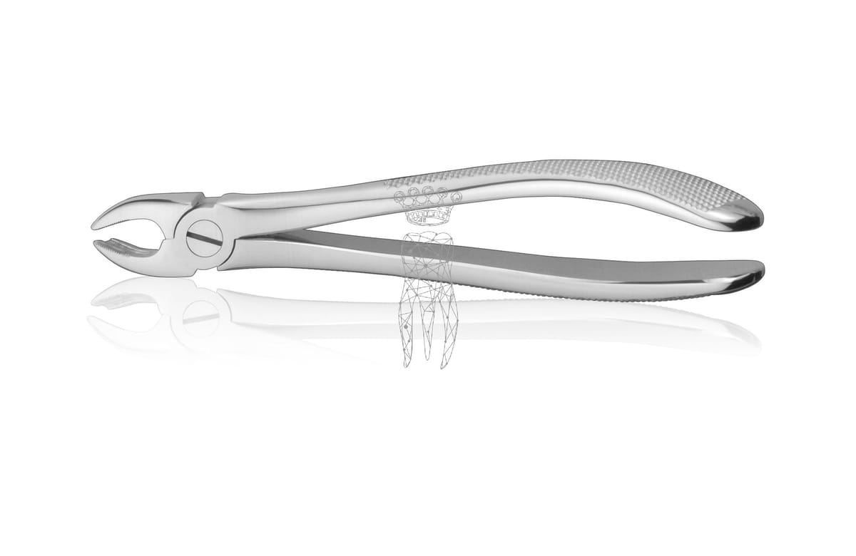 Zahnzange Haftprofil OK Molaren links – Carl Martin, Extraction Forceps Upper Jaw