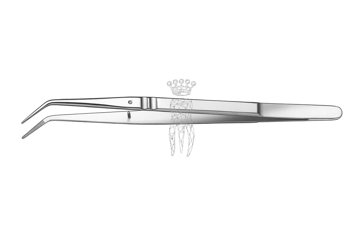 Pinzette gerieft College – Carl Martin, Tweezers