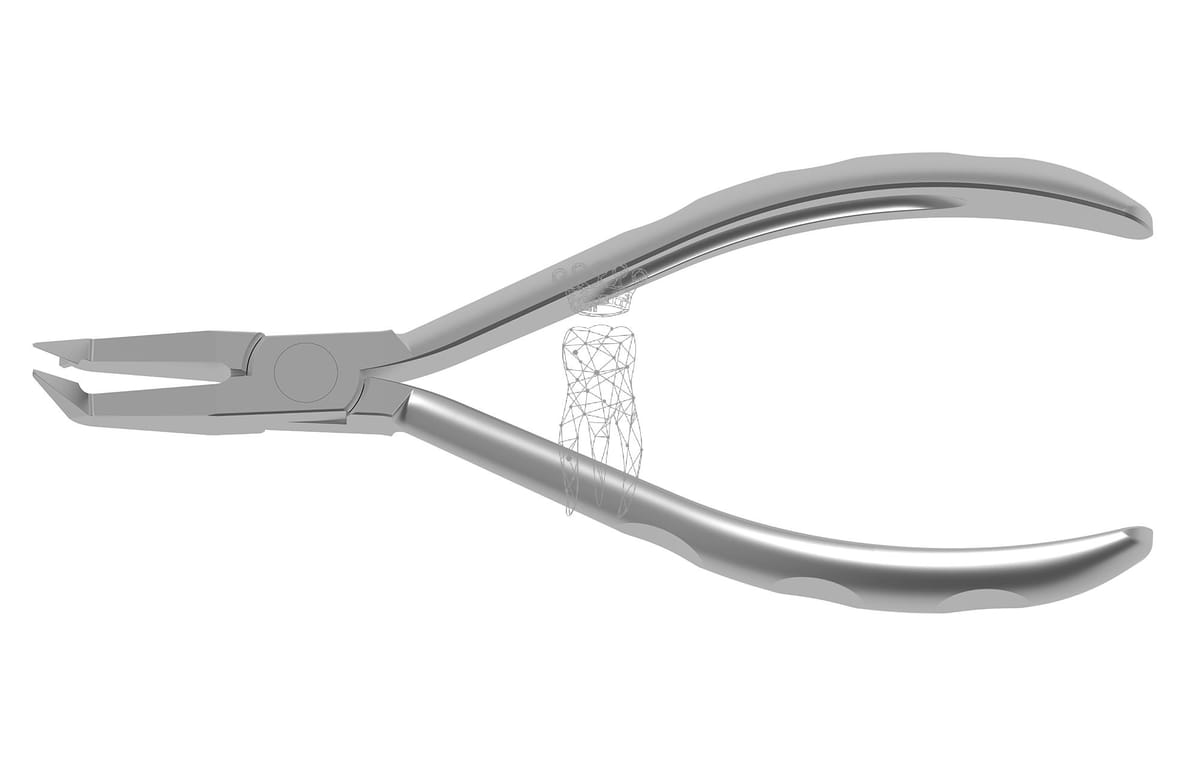 Ligaturenschneider 40° - Lingual kleiner Kopf - Schnittkante innen – Carl Martin, Pliers
