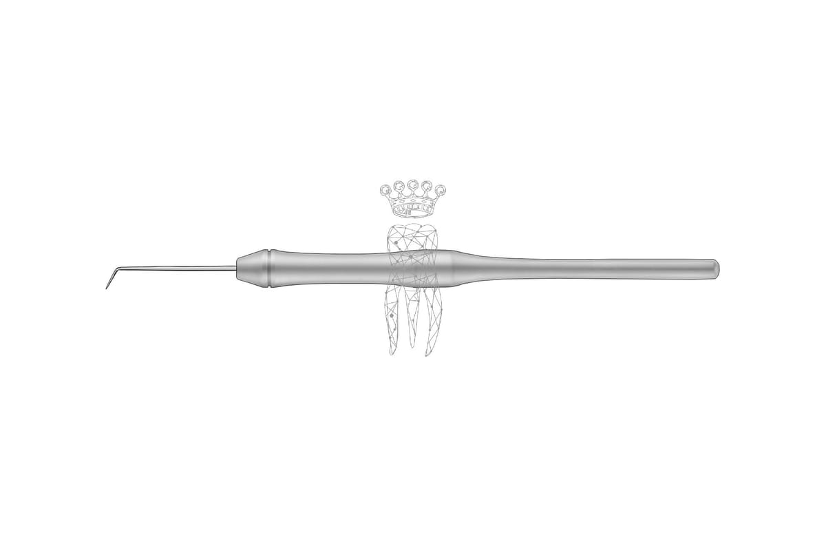 Ligaturen-Sonde starr nach Dr. Ecker 9.5mm Hohlgriff – Carl Martin