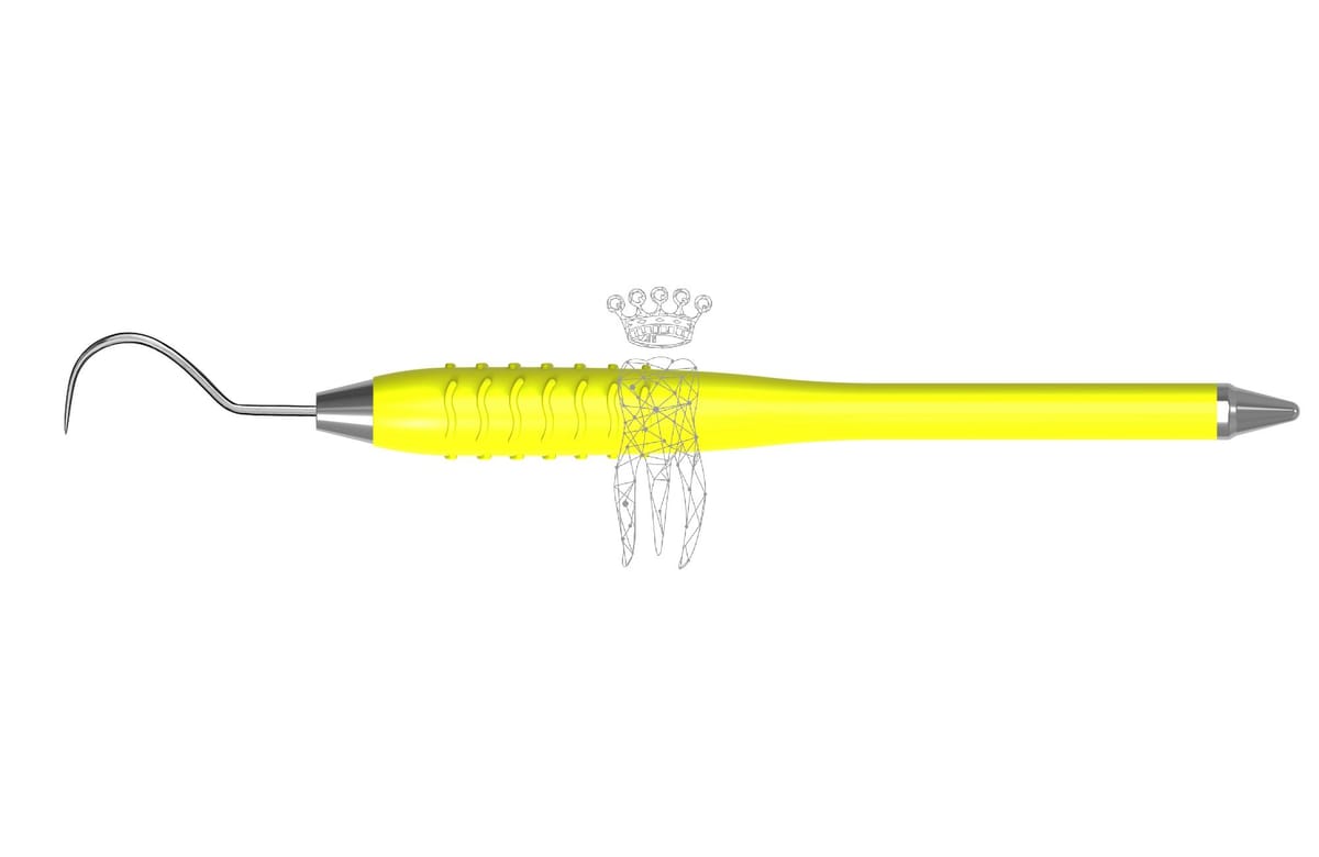 Zahnsonde einendig Kuhhorn Fig. 23 Colori-Silicon – Carl Martin, Explorers