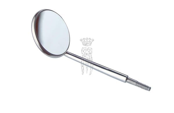 Mundspiegel Front-Surface cone socket 12Stk. plan Ø24mm