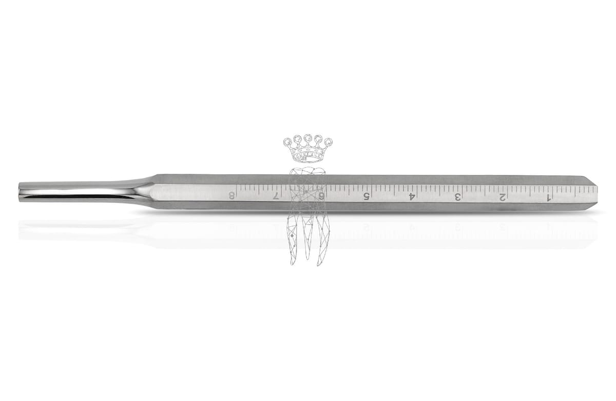 MANUSCAL Mundspiegel-Messgriff (mm) hohl rostfrei - Gewinde M2.5mm – Carl Martin, Mundspiegel und Zubehör