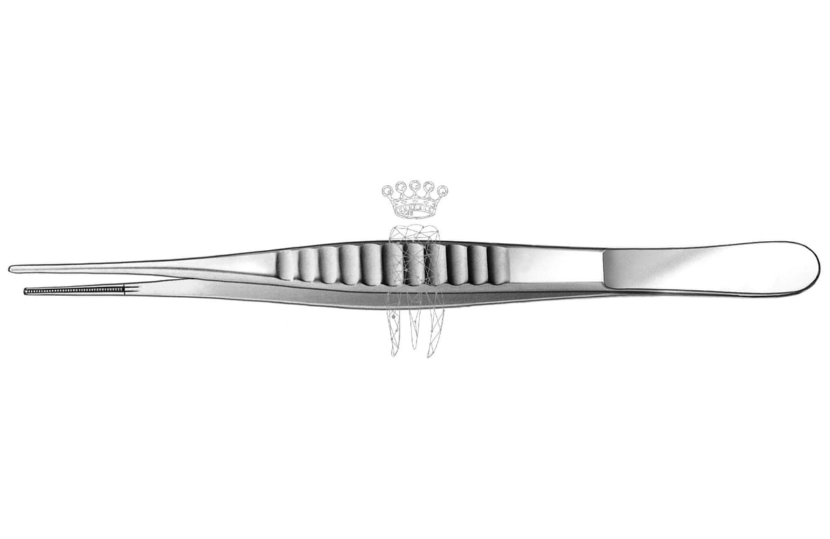 Pinzette de Bakey gerade – Carl Martin, Tweezers