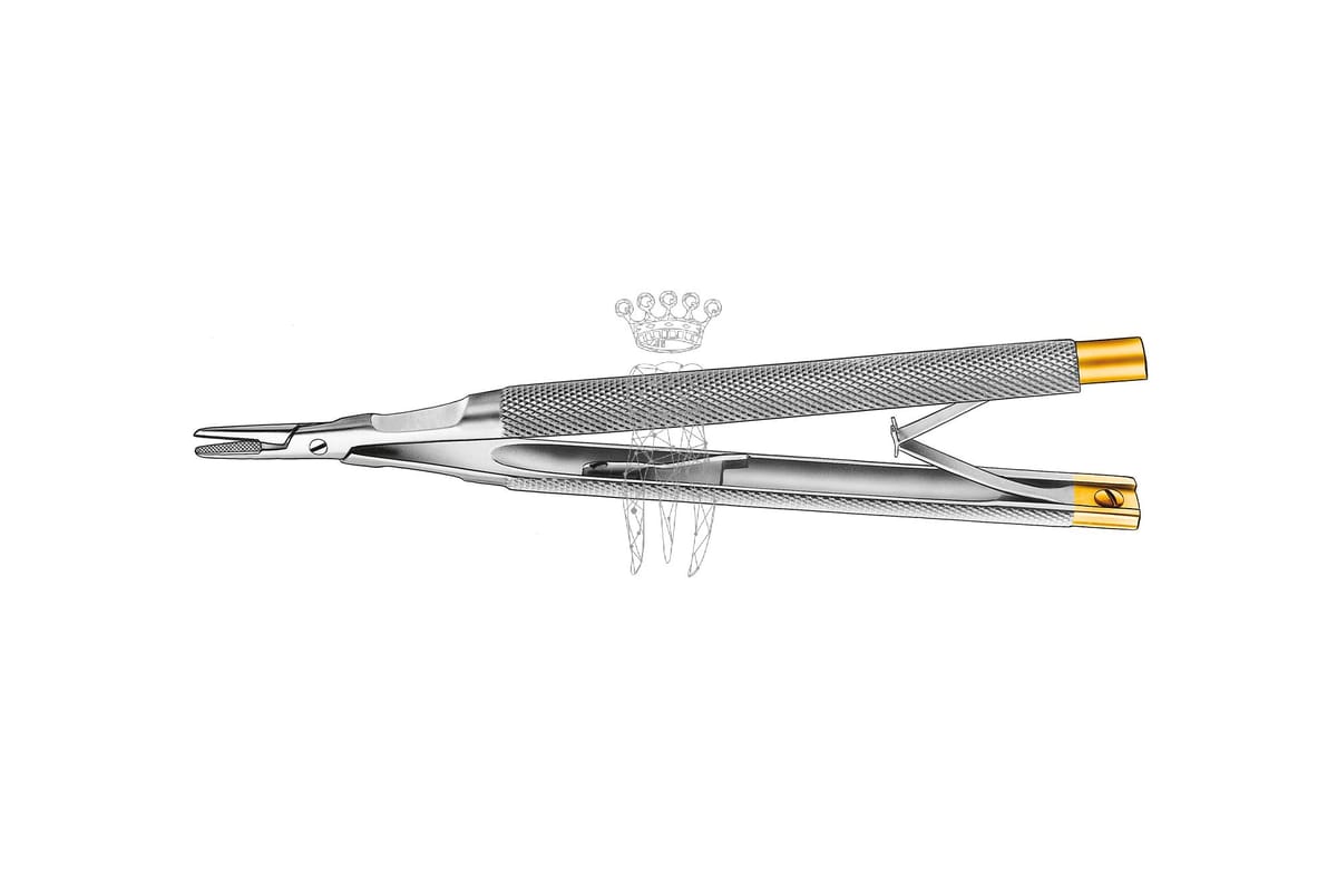 Nadelhalter Castroviejo 13cm TC Rundgriff - Innensperre – Carl Martin
