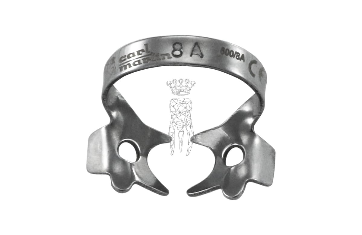 Kofferdamklammer #8A Molar – Carl Martin, Rubber Dam Clamps
