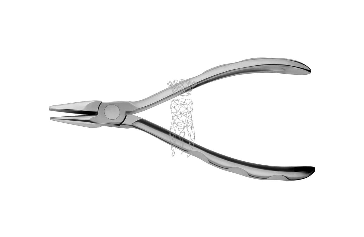 Optical-Zange mit Hohlkehlung zum Biegen von Light-Wire – Carl Martin, Pliers