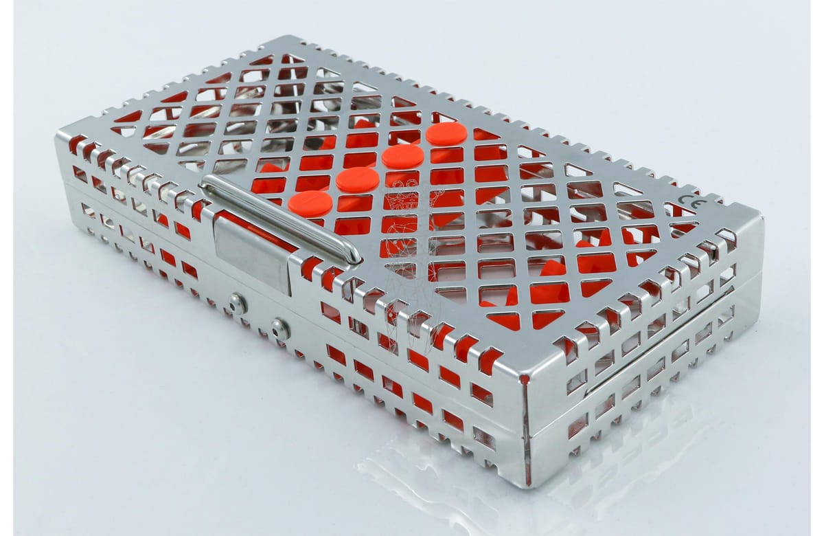 Steri-Wash-Tray 190x92x34mm 6 Instrumente - Silikon orange – Carl Martin
