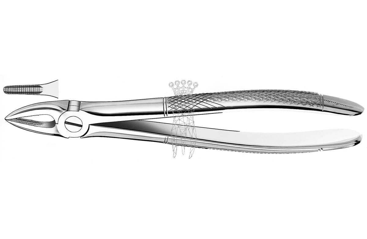 Zahnzange Haftprofil OK Wurzeln – Carl Martin, Extraction Forceps Upper Jaw