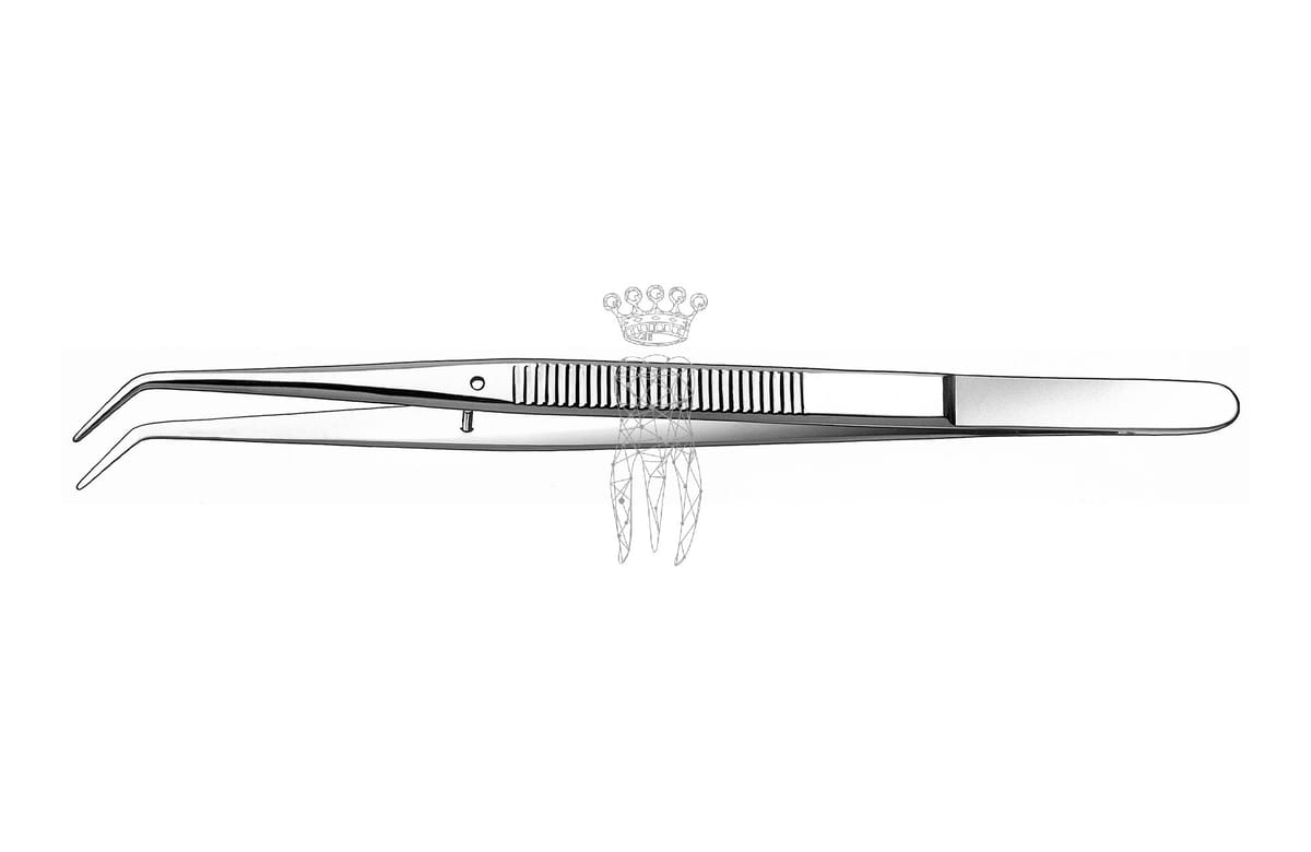 Pinzette glatt College – Carl Martin, Tweezers