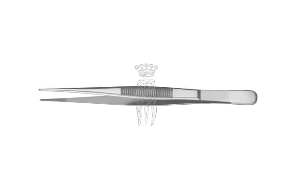 Pinzette anatomisch 14.5cm feines Arbeitsende