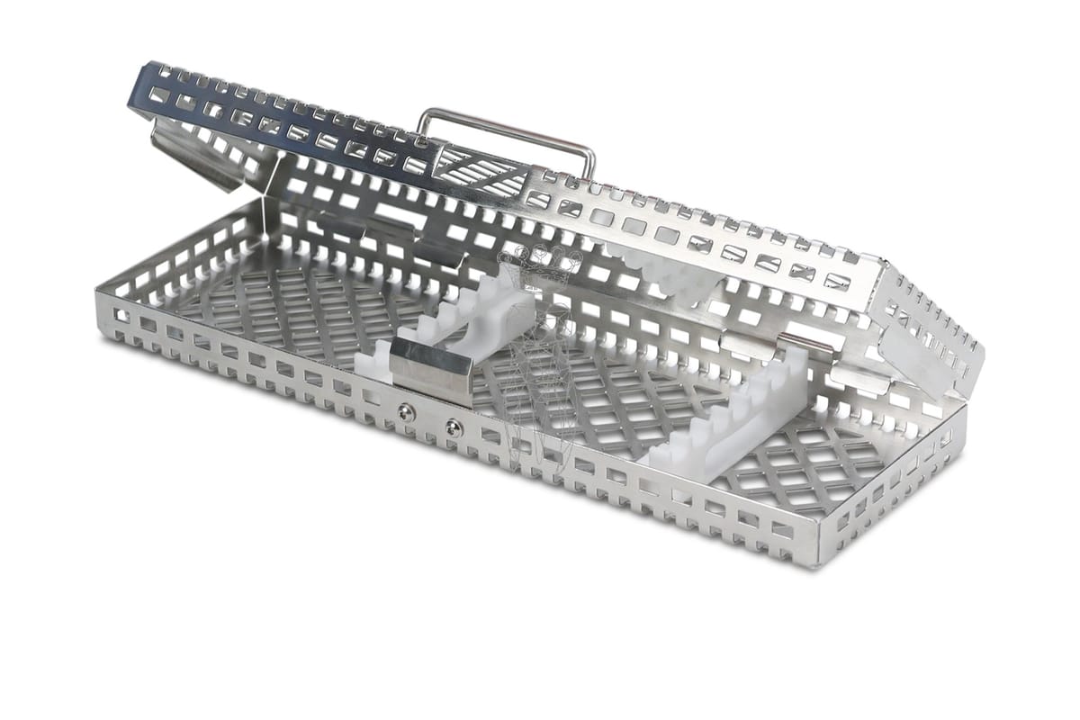 Steri-Wash-Tray 88x273x34mm CONT incl. Silikone/PTFE – Carl Martin, Trays, Sterilization Containers and Accessories