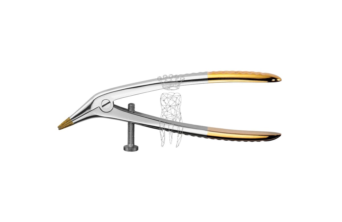Teleskopkronenzange BÖHM 14.5cm diamantierte Spitzen – Carl Martin, Laboratory Pliers