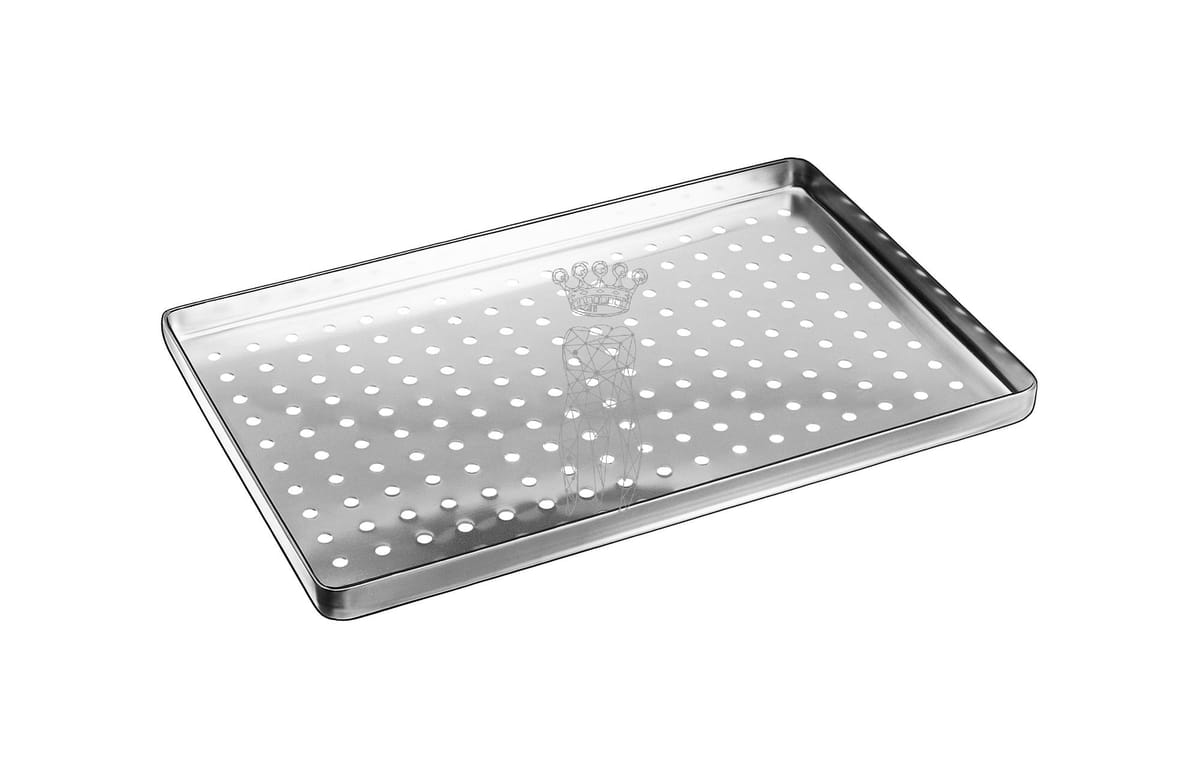 Normtray-Unterteil gelocht - Edelstahl rostfrei – Carl Martin, Trays, Sterilcontainer und Zubehör