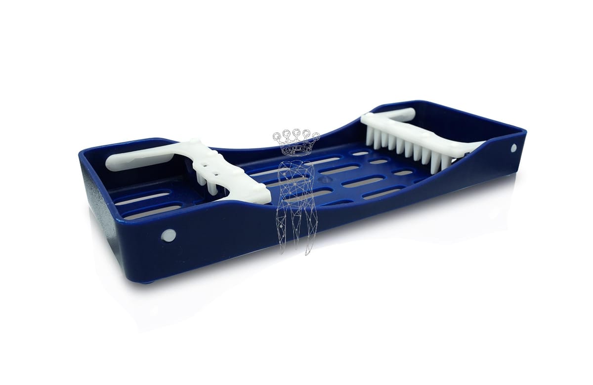 SteriWashTray blau 5 Instrumente 208 x 82 x 26mm – Carl Martin