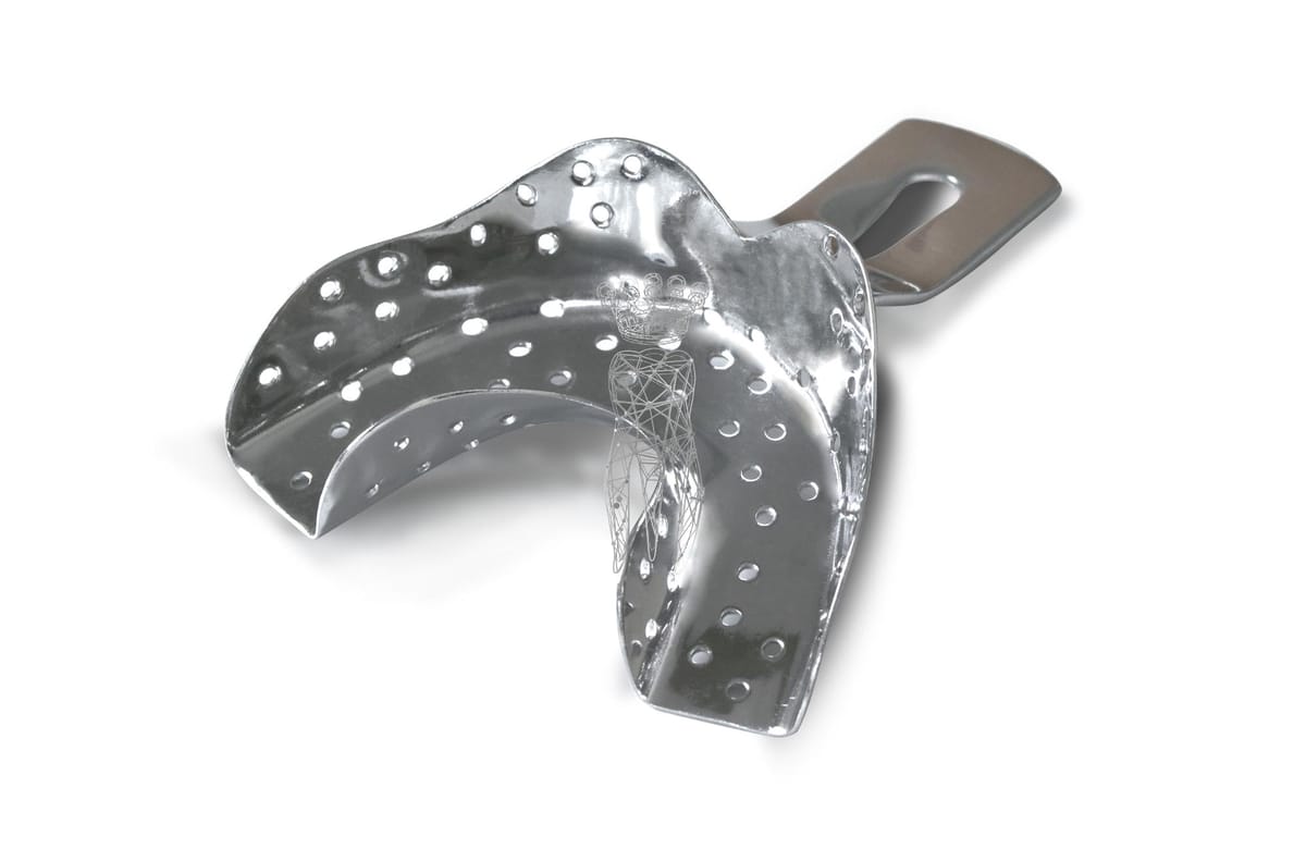 Abdrucklöffel Ehricke bezahnt UK gelocht – Carl Martin, Disposable Impression Trays