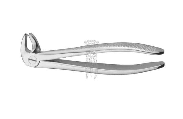 Zahnzange Haftprofil UK Molaren links + rechts