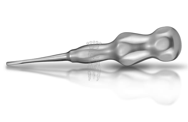 Luxationsinsinstrument Handform gerade 3.0mm