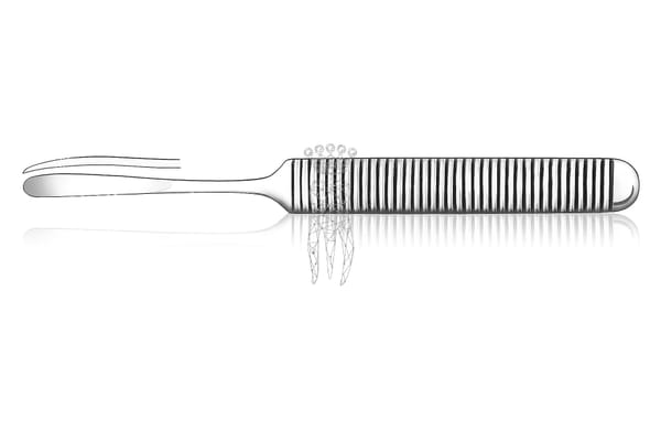 Raspatorium WILLIGER flacher Griff 16cm breite 6.0mm