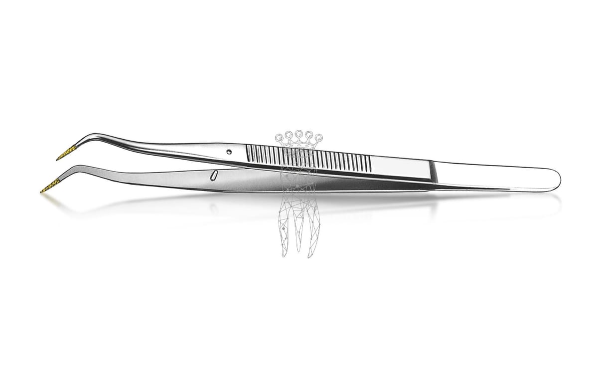 Pinzette diamantiert – Carl Martin, Tweezers